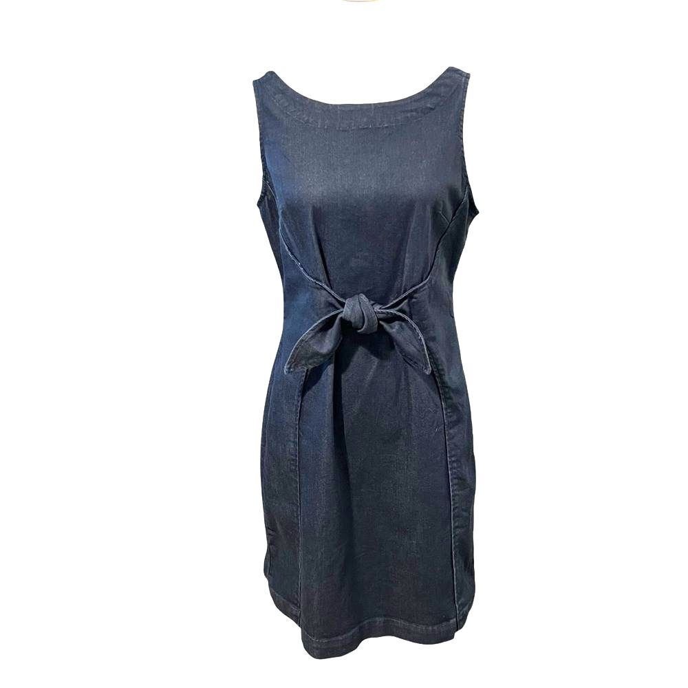 Anthropologie Holding Horses Womens Western Denim Dress Size 10 Minimalist - Picture 2 of 14